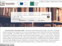 Sites similar to lituanistikadb.lt