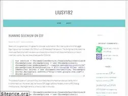 Sites similar to liusy182.wordpress.com