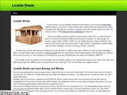 Sites similar to livablesheds.weebly.com