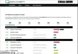 Sites similar to live-footballontv.com