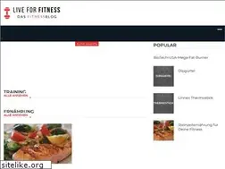Sites similar to live-for-fitness.de