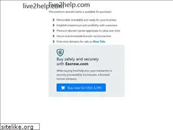 Sites similar to live2help.com