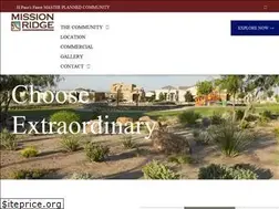 Sites similar to liveatmissionridge.com