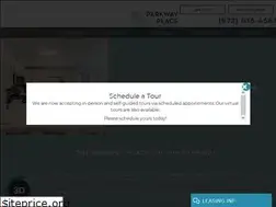 Sites similar to liveatparkwayplace.com