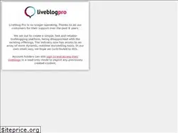 Sites similar to liveblogpro.com