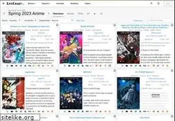 Sites similar to livechart.me