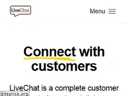Sites similar to livechatinc.net