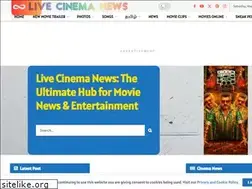 Sites similar to livecinemanews.com