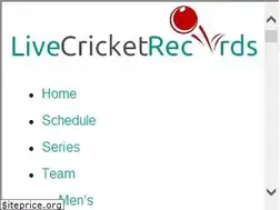 Sites similar to livecricketrecords.com