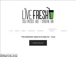 Sites similar to livefreshjuicery.com