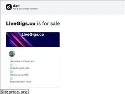 Sites similar to livegigs.co