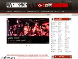 Sites similar to livegigs.de