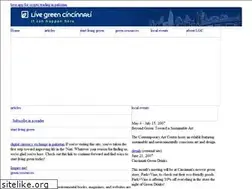 Sites similar to livegreencincinnati.com
