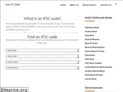 Sites similar to liveifsccode.in
