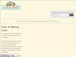 Sites similar to liveinnanny.org