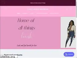 Sites similar to livelavishboutique.com