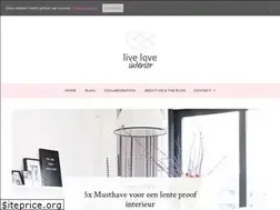 Sites similar to liveloveinterior.nl