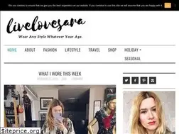 Sites similar to livelovesara.com
