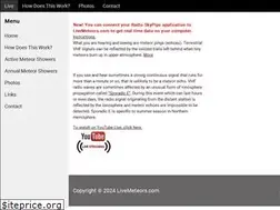 Sites similar to livemeteors.com