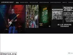 Sites similar to livemusicdaily.com