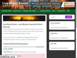 Sites similar to livemusicevents.com
