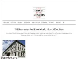 Sites similar to livemusicnow-muenchen.de