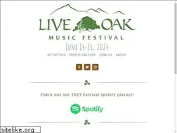 Sites similar to liveoakfest.org