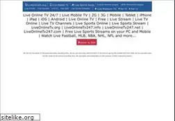 Sites similar to liveonlinetv.org