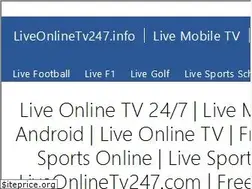 Sites similar to liveonlinetv247.info