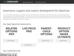 Sites similar to liveopencart.com