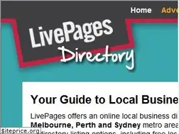 Sites similar to livepages.com.au