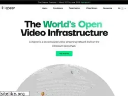 Sites similar to livepeer.org