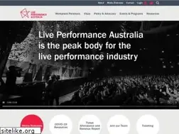 Sites similar to liveperformance.com.au