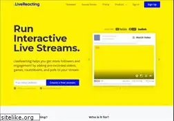 Sites similar to livereacting.com