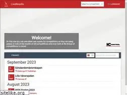 Sites similar to liveresults.se