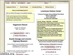 Sites similar to livermorehistory.com