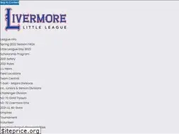 Sites similar to livermorelittleleague.com