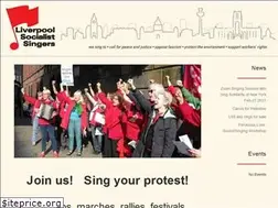 Sites similar to liverpoolsocialistsingers.net