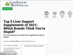 Sites similar to liversupportreviews.com