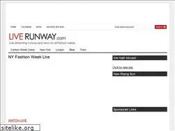 Sites similar to liverunway.com