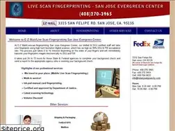 Sites similar to livescanfingerprintsanjose.com