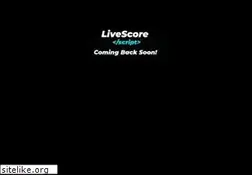 Sites similar to livescorescript.com