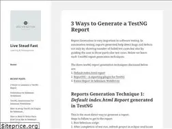 Sites similar to livesteadfast.com
