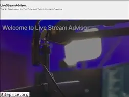 Sites similar to livestreamadvisor.com