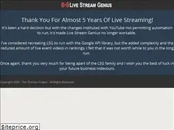 Sites similar to livestreamgenius.com