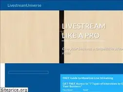 Sites similar to livestreamuniverse.com