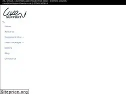 Sites similar to livesupportevents.co.uk