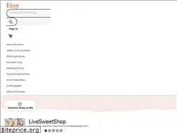 Sites similar to livesweetshop.etsy.com
