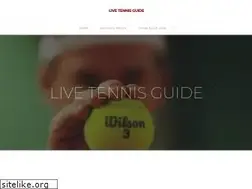 Sites similar to livetennisguide.com