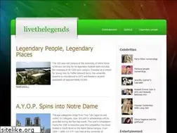 Sites similar to livethelegends.org